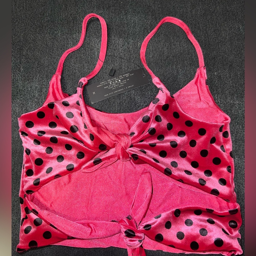 Lali and Layla Lola top- fuchsia fling VELVET